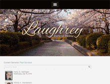 Tablet Screenshot of laughreyfuneralhome.com